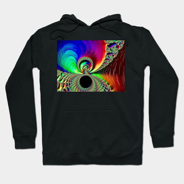 "Fractal Vortex" Hoodie by Colette22